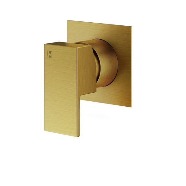 Змішувач прихованого монтажу 3 функції Mariner Quadra QUA1111-OB+DEQ1002-OB+DEV0030, Brushed Gold QUA1111-OB+DEQ1002-OB+DEV0030 фото