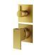 Змішувач прихованого монтажу 3 функції Mariner Quadra QUA1111-OB+DEQ1002-OB+DEV0030, Brushed Gold QUA1111-OB+DEQ1002-OB+DEV0030 фото 1