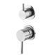 Змішувач прихованого монтажу 3 функції Mariner Logica Inox LOX1000-IN+DEX1002-IN, Brushed Stainless Steel LOX1000-IN+DEX1002-IN фото 1