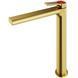 Смеситель для умывальника высокий Mariner Vortex VOR9952-OBTL+SCU001-FLTL, Brushed Gold VOR9952-OBTL+SCU001-FLTL фото