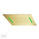 Лейка верхнего душа скрытого монтажа Mariner Chromotherapy WLS3513-OB, Brushed Gold WLS3513-OB фото
